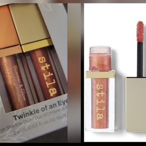 3 Stila Twinkle of an Eye Liquid Eyeshadows- Jezebel, Tulip Twinkle & Dollish